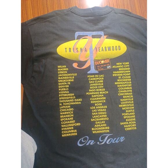 VTG 90s Trisha Yearwood Country Nashville Superstar Single Stitch T-Shirt XL - Picture 7 of 7